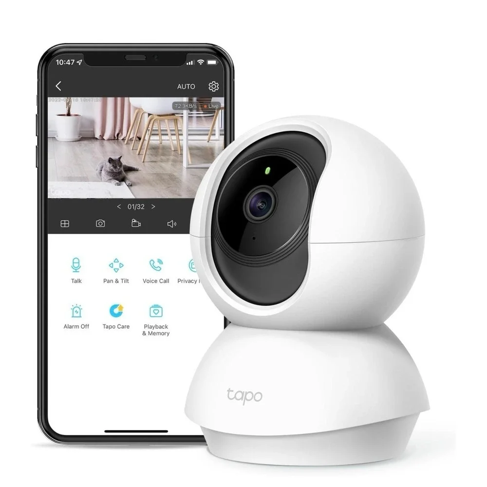 Set of 2 TP-Link Tapo Pan/Tilt Security Cameras